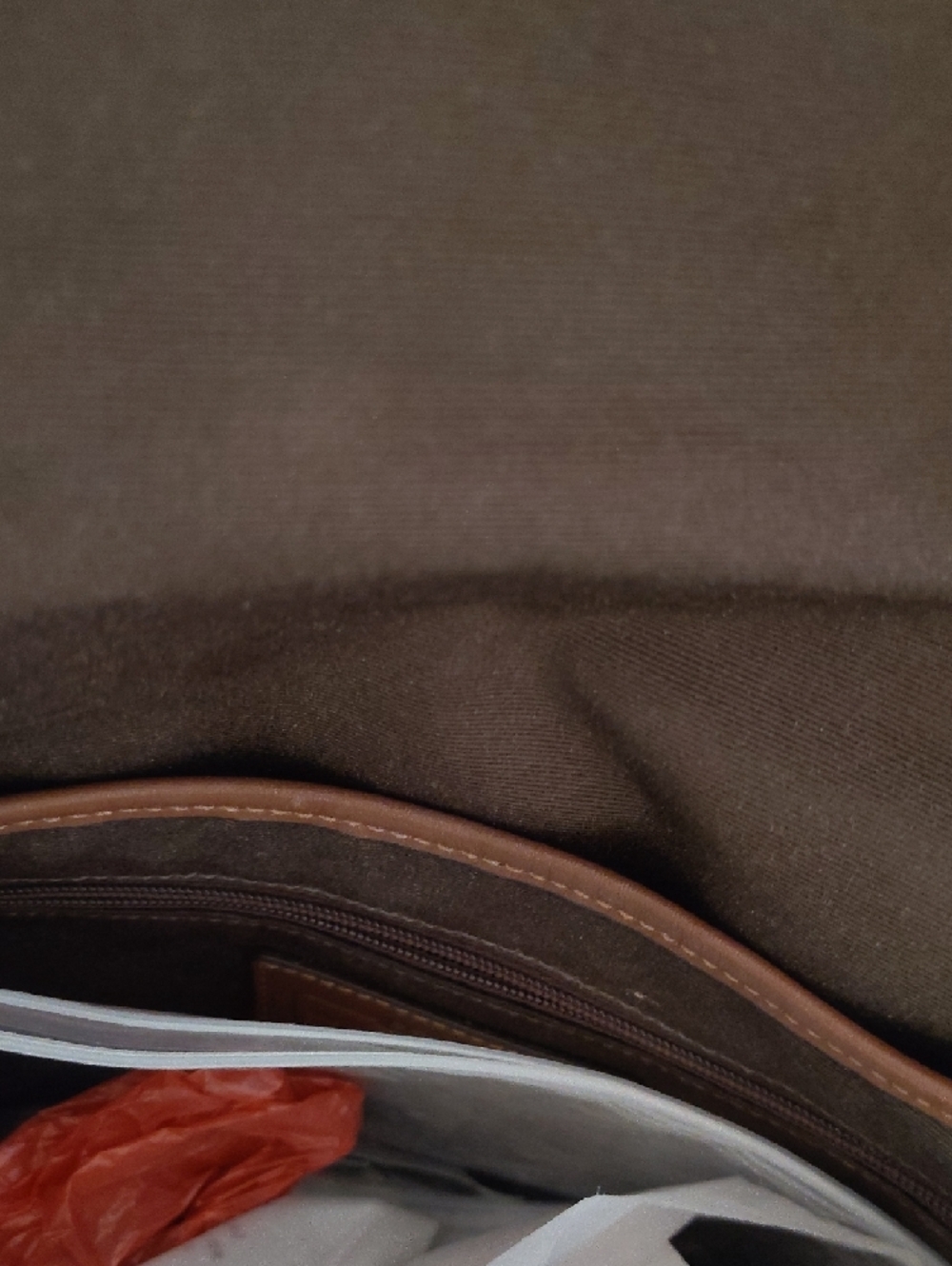 Coach Tan and Brown Signature Shoulder Bag - Picture 5 of 6